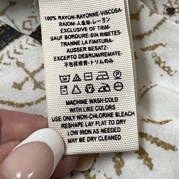 Free People Top Babydoll Oversized Tunic Boho Tiered Hi Low Size S Festival - Picture 5 of 9